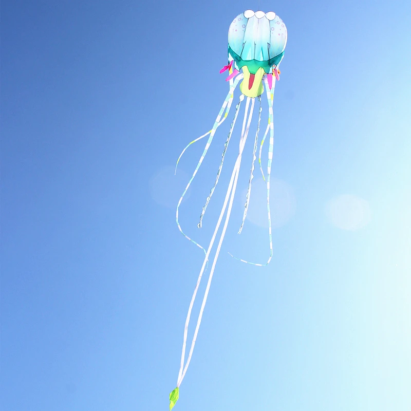 free shipping 18m jellyfish kite flying inflatable kite windsocks huge kite wheel for adults large delta kite large delta kite