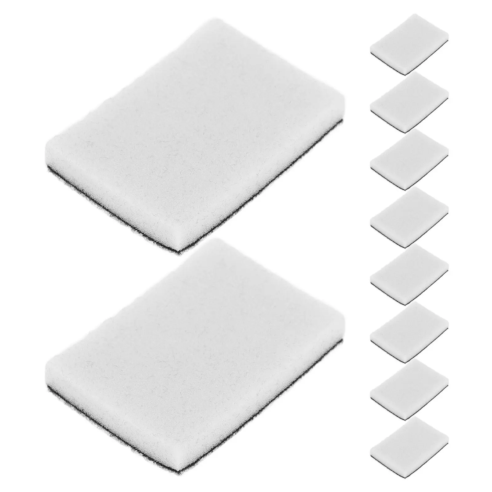 10Pcs 잉크 블렌딩 도구 교체 폼 패드 스크랩북킹 스탬핑 카드 만들기 공예용 흰색 미니 스폰지
