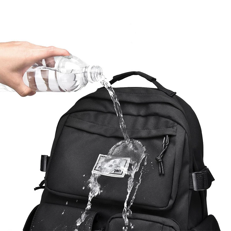 Large Capacity Waterproof School Bag Fashion Travel Backpack Nylon Computer Backpack 6