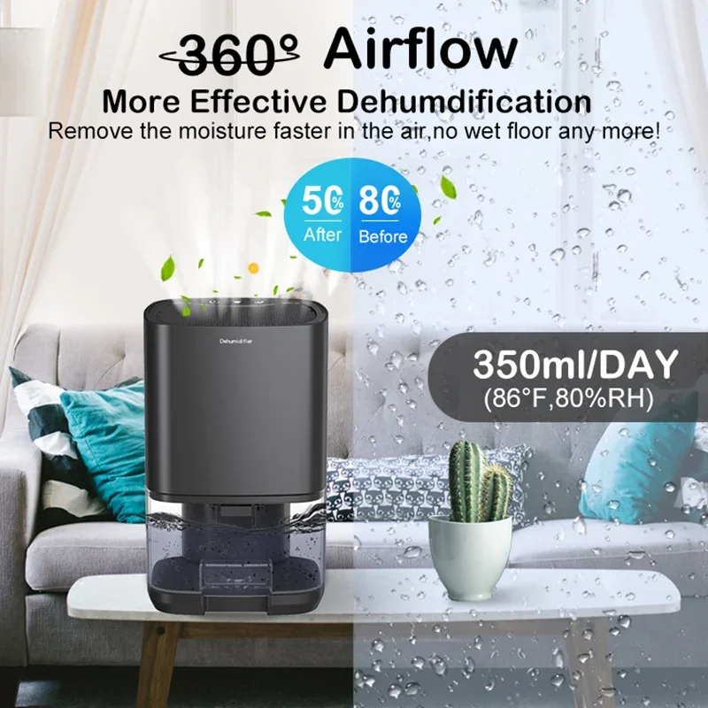 1000ML Portable Air Dehumidifier 2