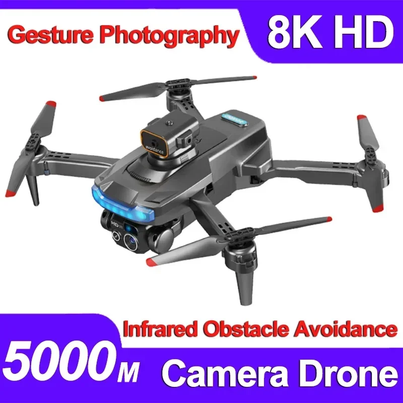 8K Mini P15 Dual Camera Drone 360 Gradi Flipping One Click Hover Fotografia Aerea Quadcopter Per Giocattoli Da Viaggio Regalo Xiaomi