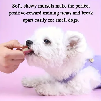 100g/3.53oz Beef And Meat Cubes Dog Treats For Small, Medium, & Large Dog, Healthy, Easily Digestible 2