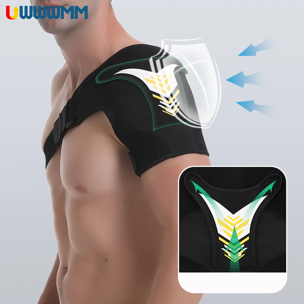 Shoulder Brace Compression Sleeve Women Men Joint Pain Relief Shoulder Rotator Cuff Tendonitis Splint Protector