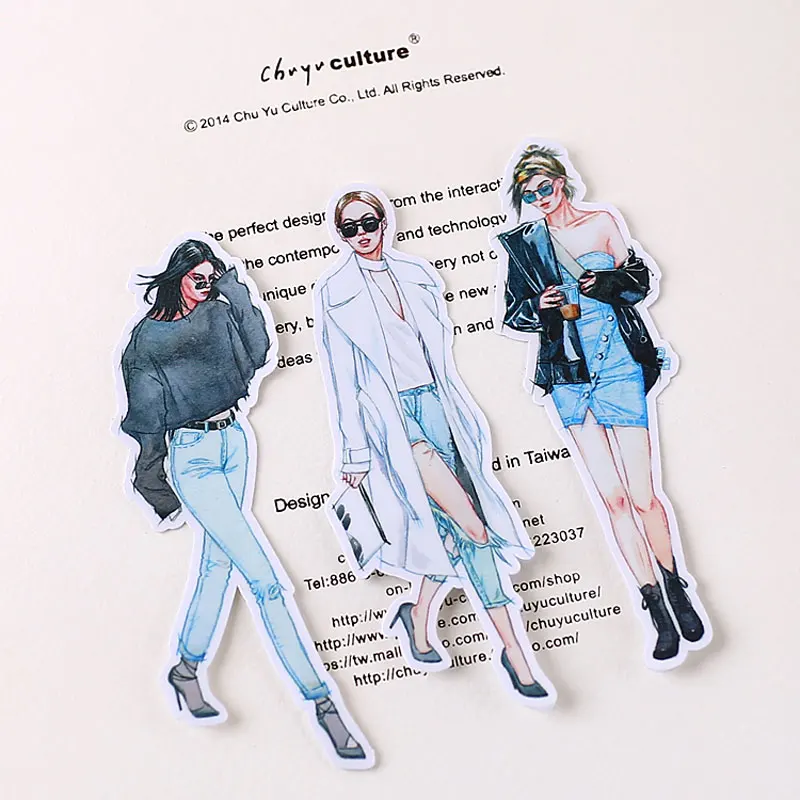 

20 Pcs/Pack Cute Fashion Sexy Girl Decoracion Journal Stickers Kawaii Stickers Scrapbooking Stationery School Supplies
