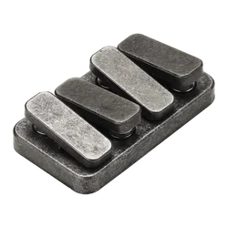 Magnetic Metal Fidget Slider - Mini Sensory Decompression Toy (Silver)