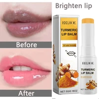 Turmeric Remove Dark Lip Balm Gloss Oil Exfoliating Dead Clean Moisturizer Original Korean Care Products Makeup Beauty Health 1