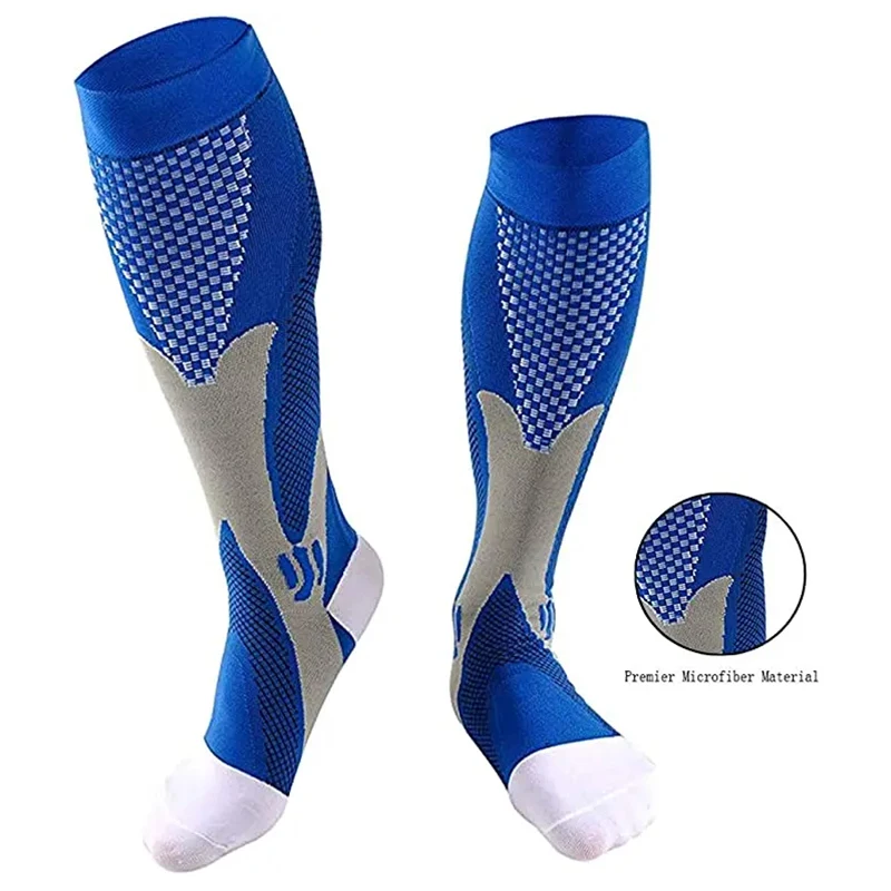 Men's Compression Socks Varicose Veins Running Basketball Hiking Sports ...