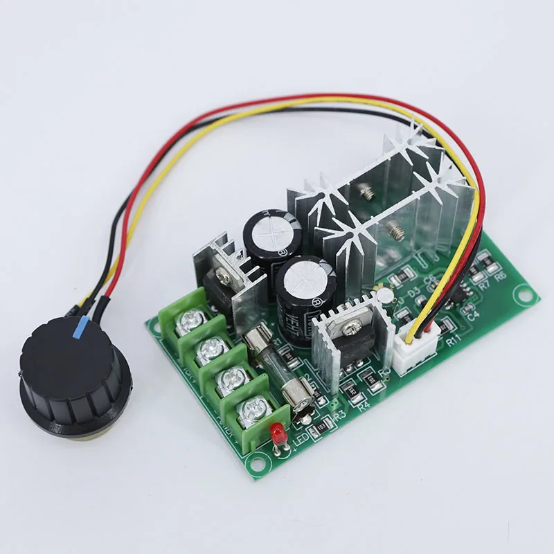 고전력 PWM DC 모터 속도 컨트롤러 스위치 DC 20A 60A 12/24/36/48V 전류 전압 조정기 DC 10-60V PWM 드라이브 모듈 N6