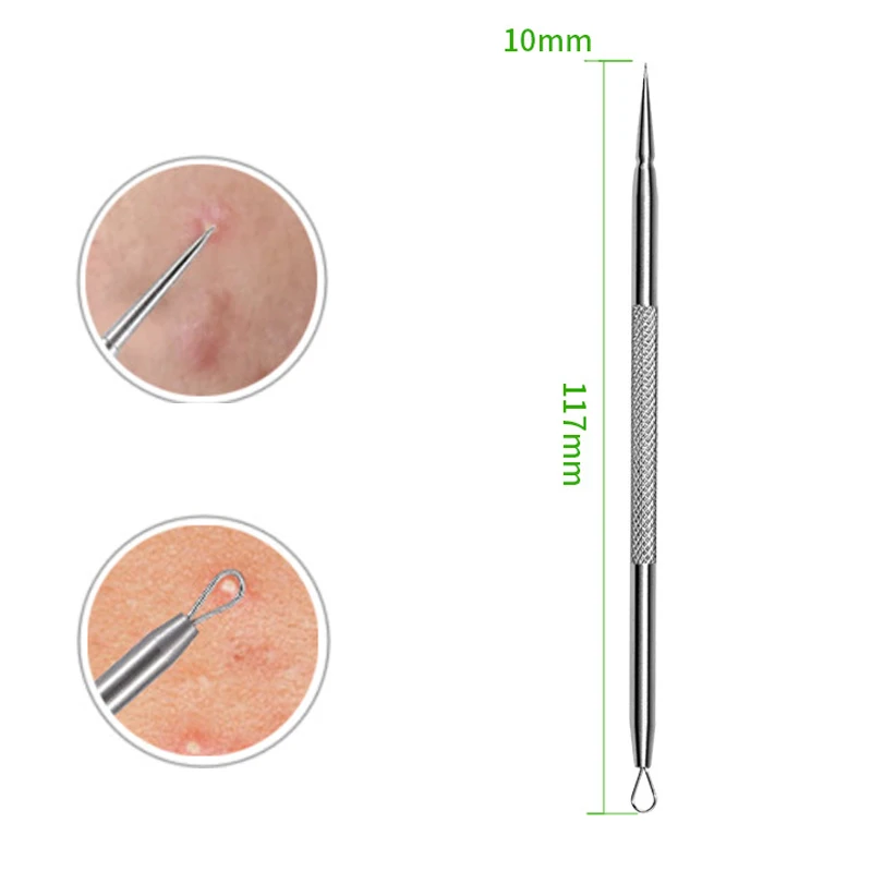 Blackhead Remover 11/8/6/4PCS Acne Blackhead Removal Needles Black Dots Cleaner Black Head Pore Cleaner Deep Cleansing Tool Face Skin Care Tool