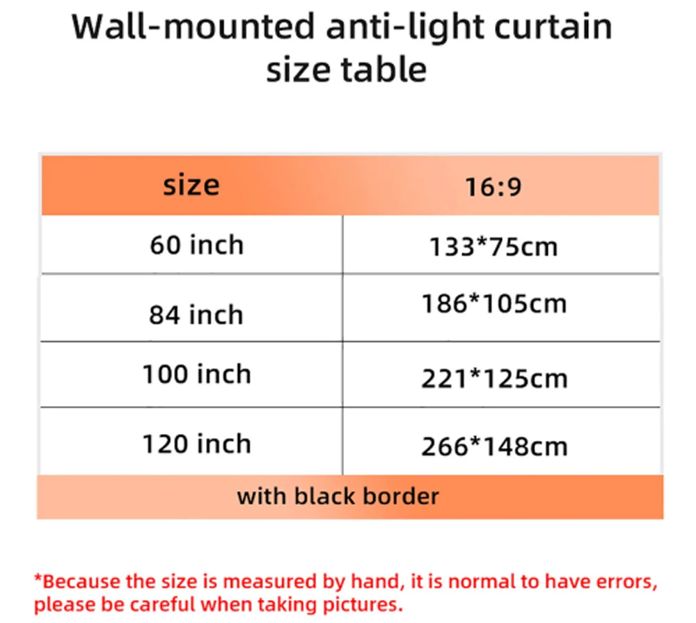 Tela de Projeção Anti-luz de Grade Branca