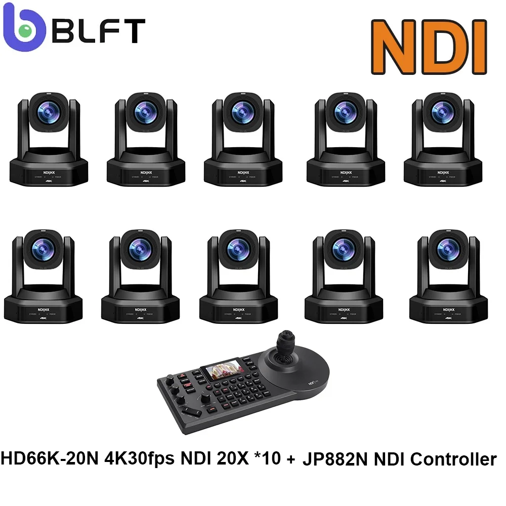 NDI 스트리밍 PTZ 카메라, 화상 회의 카메라, 4K 20X 줌, 3G-SDI, HDMI, IP, USB, NDI Ptz, IP 키보드 컨트롤러, 1 개-10 개