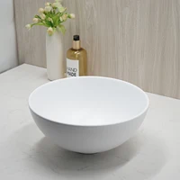 SINLAKU ภาษาโปลิชคำสีขาวและสีดำเซรามิคอ่างล้างหน้าห้องน้ำอ่างล้างหน้า Matte Black Finish Deck Mount อ่างล้างจานเซรามิค W/pop ท่อระบายน้ำ 2