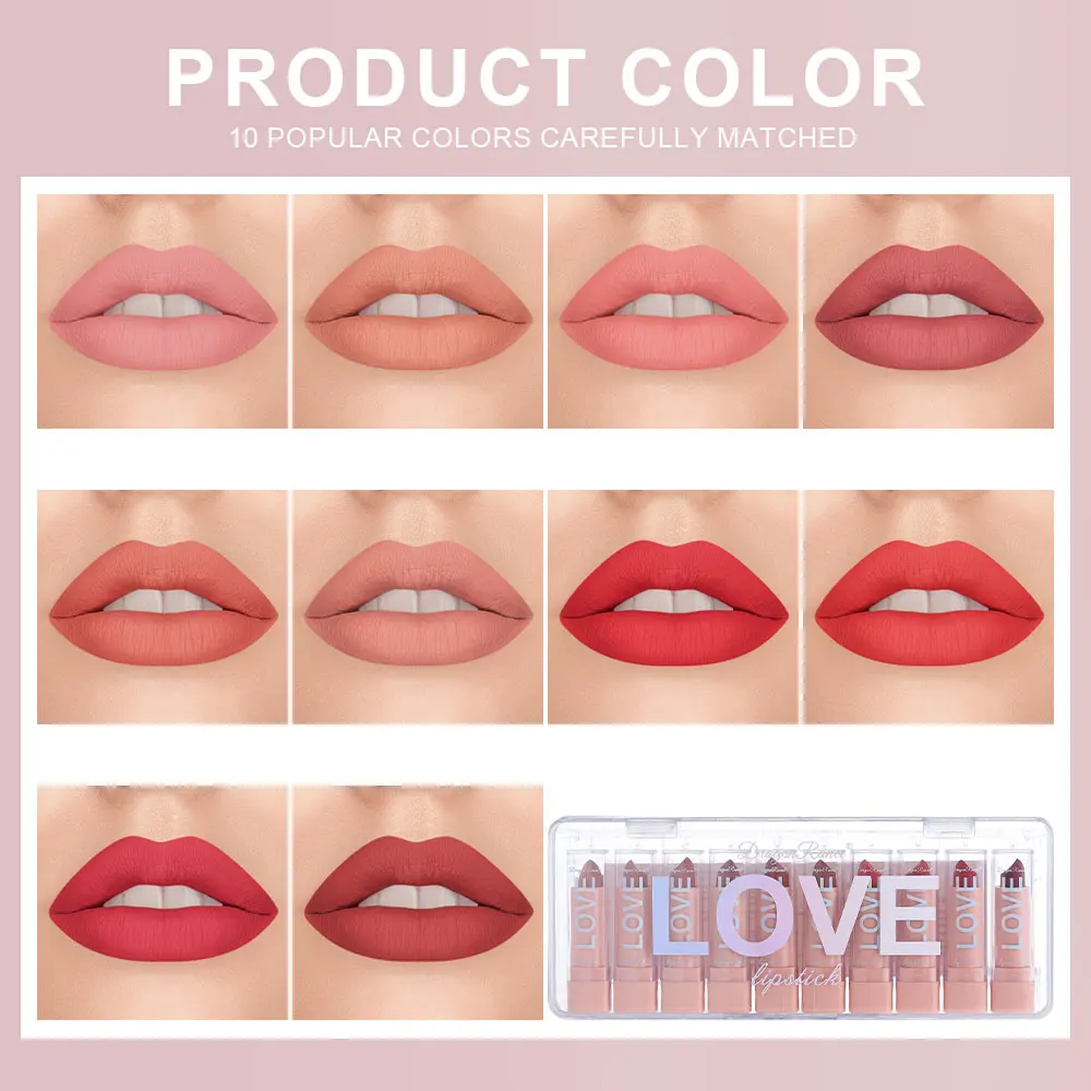 Autumn Winter Matte Lipstick Set 6