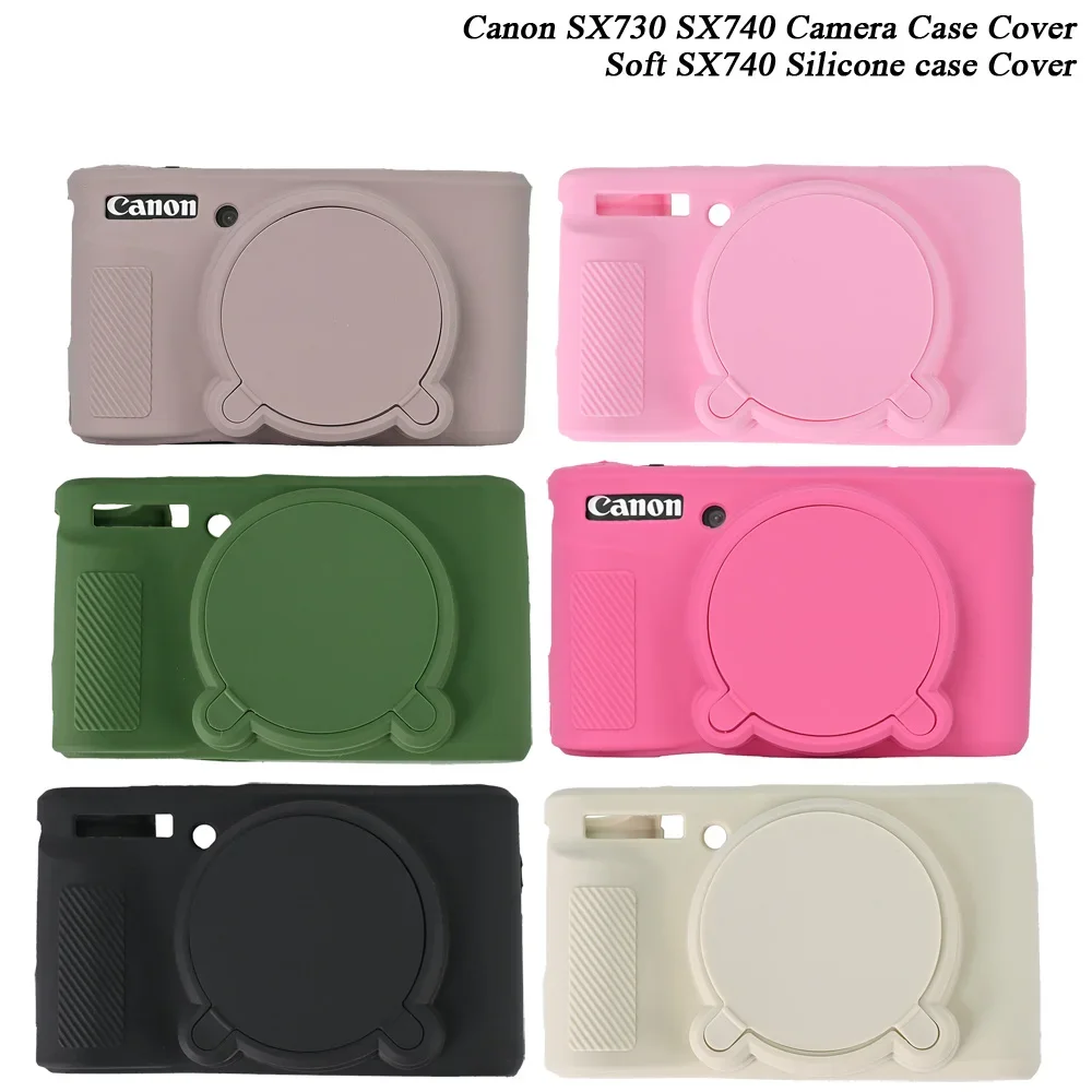 Custodia Morbida In Silicone Sx740 Custodia Per Fotocamera Pelle Per Canon Powershot Sx730 Sx740 Sx740Hs Custodia In Gomma Per Fotocamera