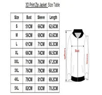 DIY Custom Design Your Own Pictures 3D Printed Zipper Bomber Jackets Men Overcoat Mens Coat Zip Up Jackets 2