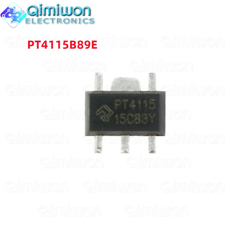 20pcs New&Original PT4115B89E SOT89 5 PT4115 30V 1.2A High Dimming ...