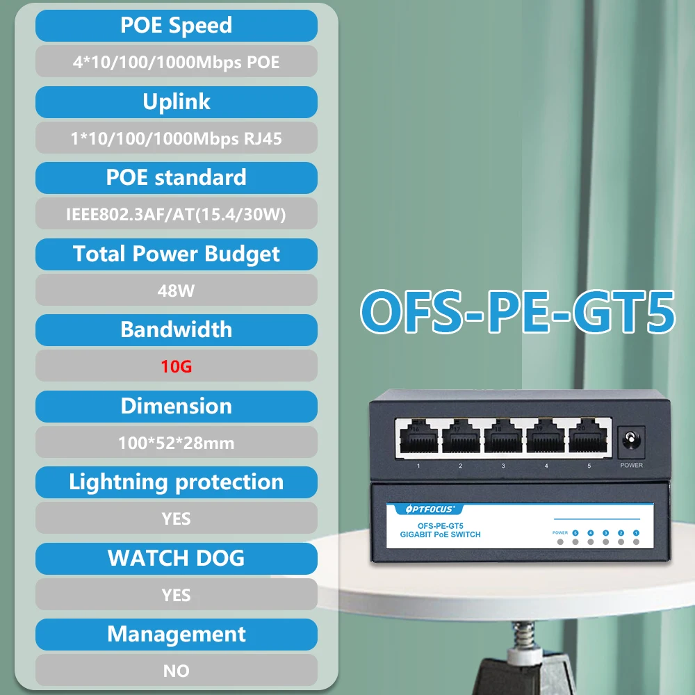 30w, 802.3af, 802.3at, hub ethernet, ethernet ativo para câmera cctv