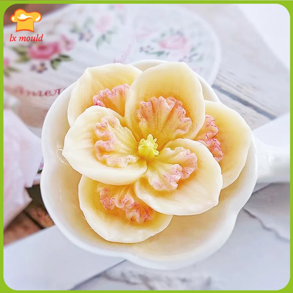 Stampo In Silicone A Forma Di Foglia E Fiore Per Torte, Cioccolato, Resina – 11,5x11,5 Cm, Resistente Al Calore