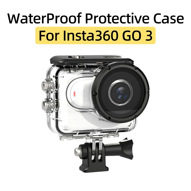 

Для Insta360 GO 3 большой палец панорамная Спортивная камера зарядное устройство водонепроницаемый чехол Дайвинг защитный корпус аксессуары