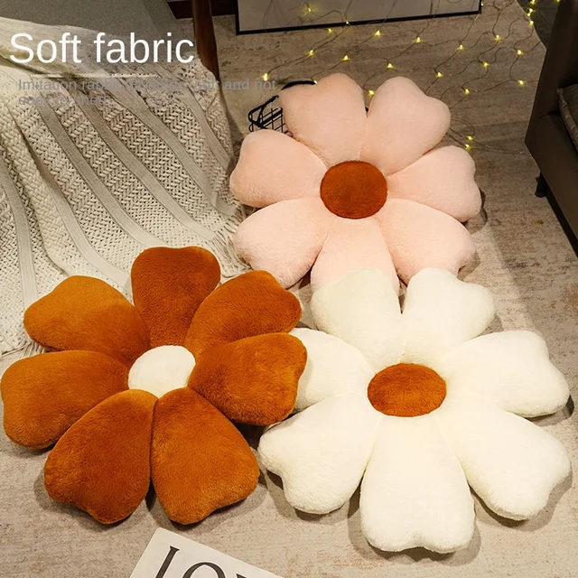 Aranyos Napvirág Ülés Párna Kanapé Szék Dekoráció Vastag Tatami Párnák Hálószoba Dekorációhoz Lágy Műszőrme - Image 3