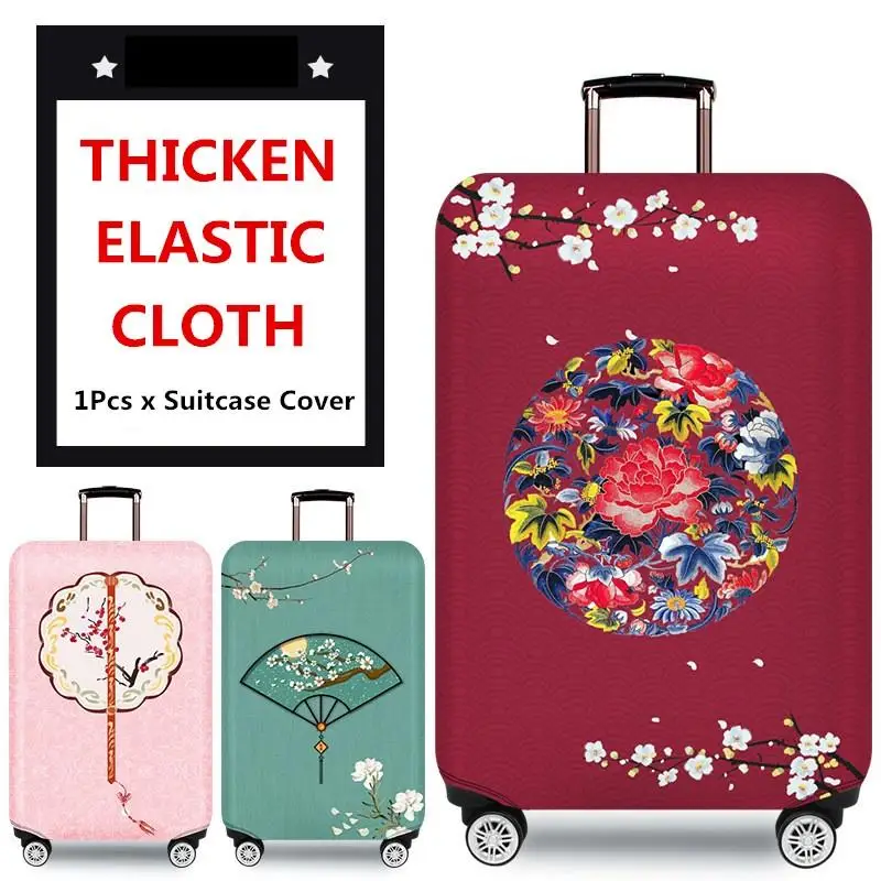 

27-29inch Elasticity Waterproof Suitcases Protective Cover Cute Suitcase Protective Case Sheath Travel Luggage Accessories Items