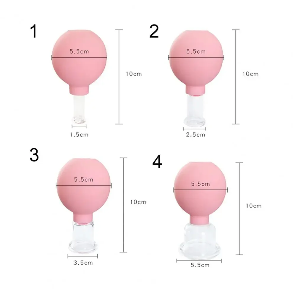 Vacuum Cupping Glass Jar Massager Vacuum Cupping Glass For Face Hijama Suction Cup Health Care