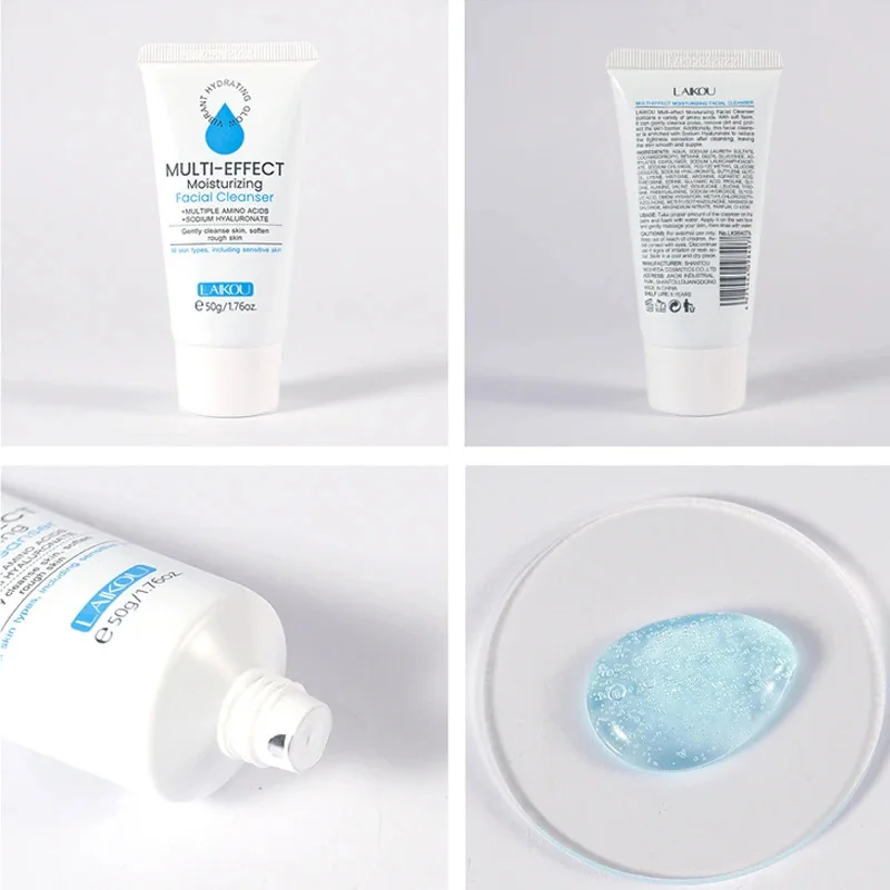 Facial Cleanser Deep Cleansing Foam Remove Dark Spots Acne Mark Pores Refining Blackheads Oil Control Face Wash Scrub Face Gel 6