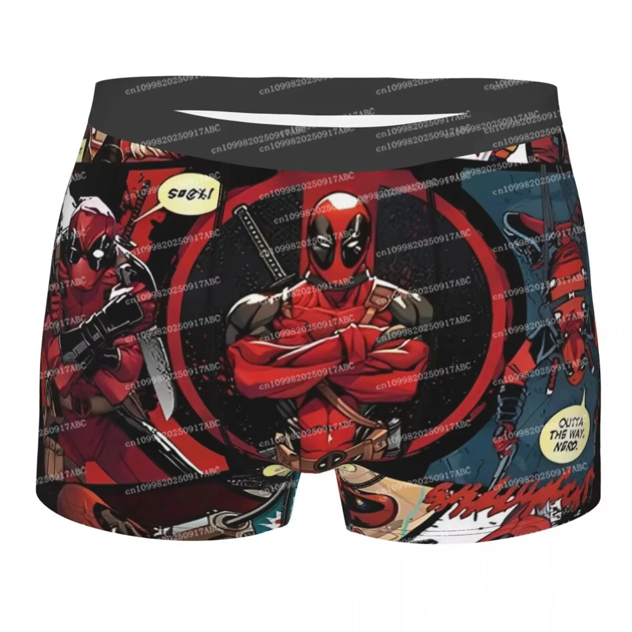 Sous-vêtements de couple, caleçons pour homme, caleçon Deadpool, film de dessin animé, shorts cool, culottes, caleçons pour homme, sous-vêtements solo, caleçon pour femme