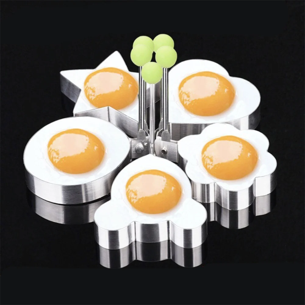Egg mold 1~5PCS fried egg mold accessories anti-slip rotatable