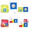 Wooden Magic Box Rabbit Animal Geometric Building Blocks Educational Desktop Game Toy for Kids Ideal Birthday Gift 5
