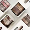 8Rolls Basic Retro Washi Tape Journaling Supplies Washitape Diary Decoration Cinta Adhesiva Decorativa Scrapbooking Washi Tapes 1