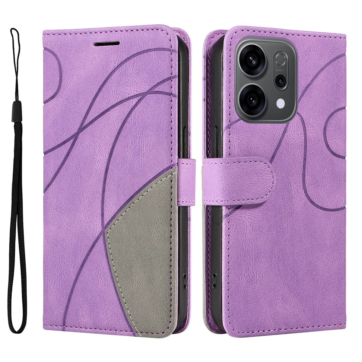 Versatile Magnetic Leather Flip Wallet Phone Case
