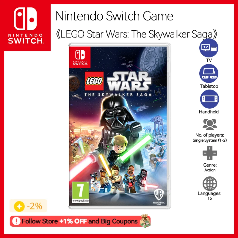 Nintendo Switch Jogo Lego Star Wars The Skywalker Saga Gênero Ação 12