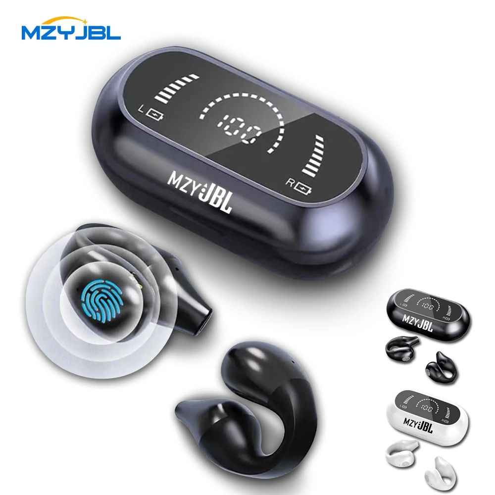 

mzyJBL S03 Wirelss Earphone TWS Bluetooth5.2 Earclip Sport Headset Waterproof Earbuds Noise Reduction Headphone Bulit-in Mic