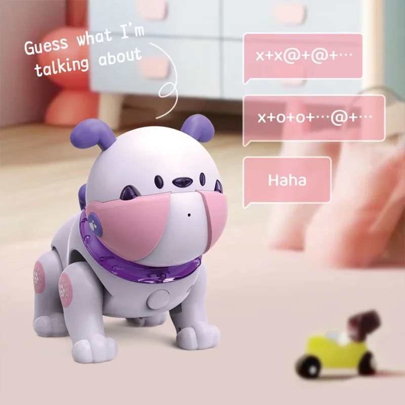 Smart Interactive Robot Dog Simulated Voice and Touch SensingSing Dancing Programmable Children's Educational Crawling Christmas