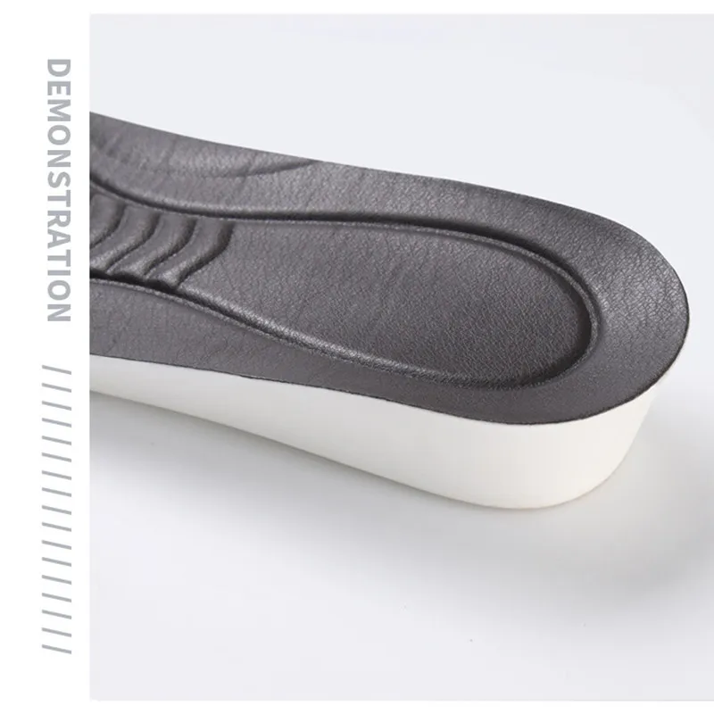3 CM Invisible Height Increase Insoles Orthopedic Breathable Soft Elastic Sneakers Insoles Insert Sport Shoes Running Pads Care