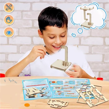 STEM Toys Science Technology DIY Anti Gravity Tensegrity Structure Floating Table Model Toy Physical Teaching Aid Kid Child Gift 3