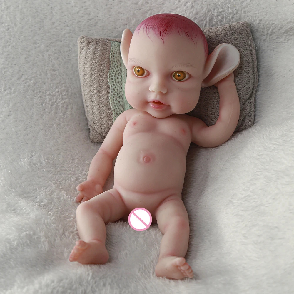  Vollence 18 inch Full Body Silicone Baby Dolls Bald, Not Vinyl  Dolls, Reborn Full Silicone Baby for Kid's Birthday Gifts Doll Collectors -  Boy : Toys & Games