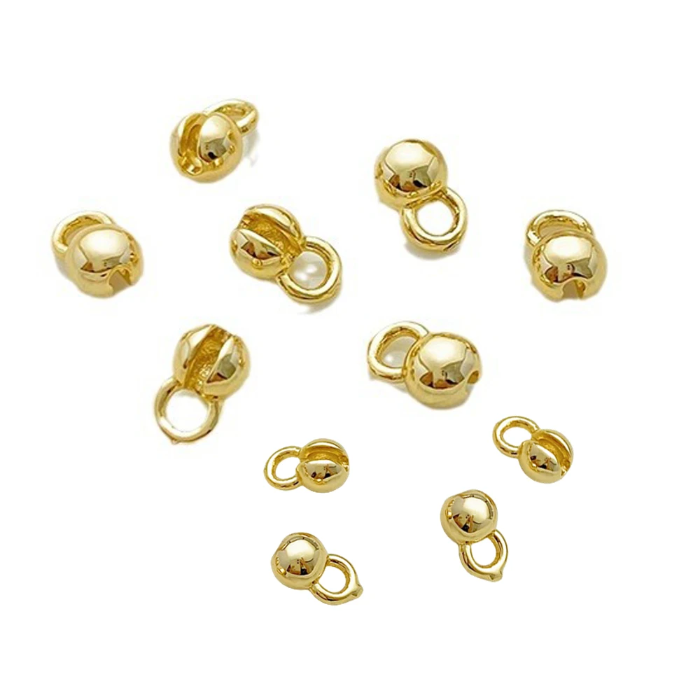 

Концевой соединитель для цепочки с бусинами в виде моллюсков, бусины для самостоятельного изготовления ожерелий, браслетов, ювелирных изделий, фурнитура, аксессуары, 10/20 шт.