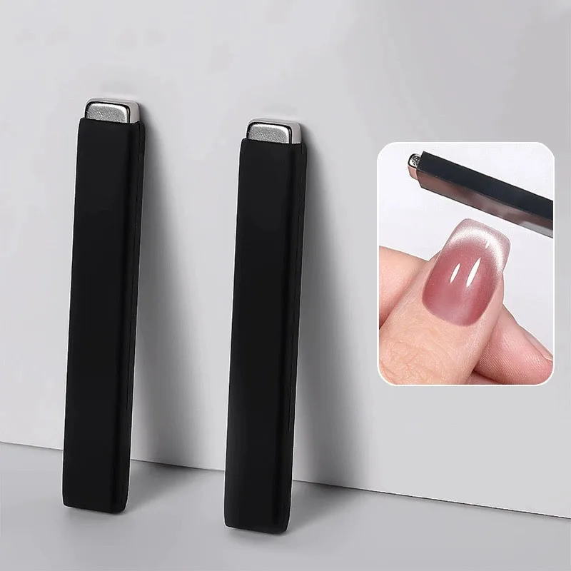 Nail Magnetic Stick With Sleeve Cat Magnet Board For Nail Gel Polish Line Strip Magnetic Effect Art Decal Tool
