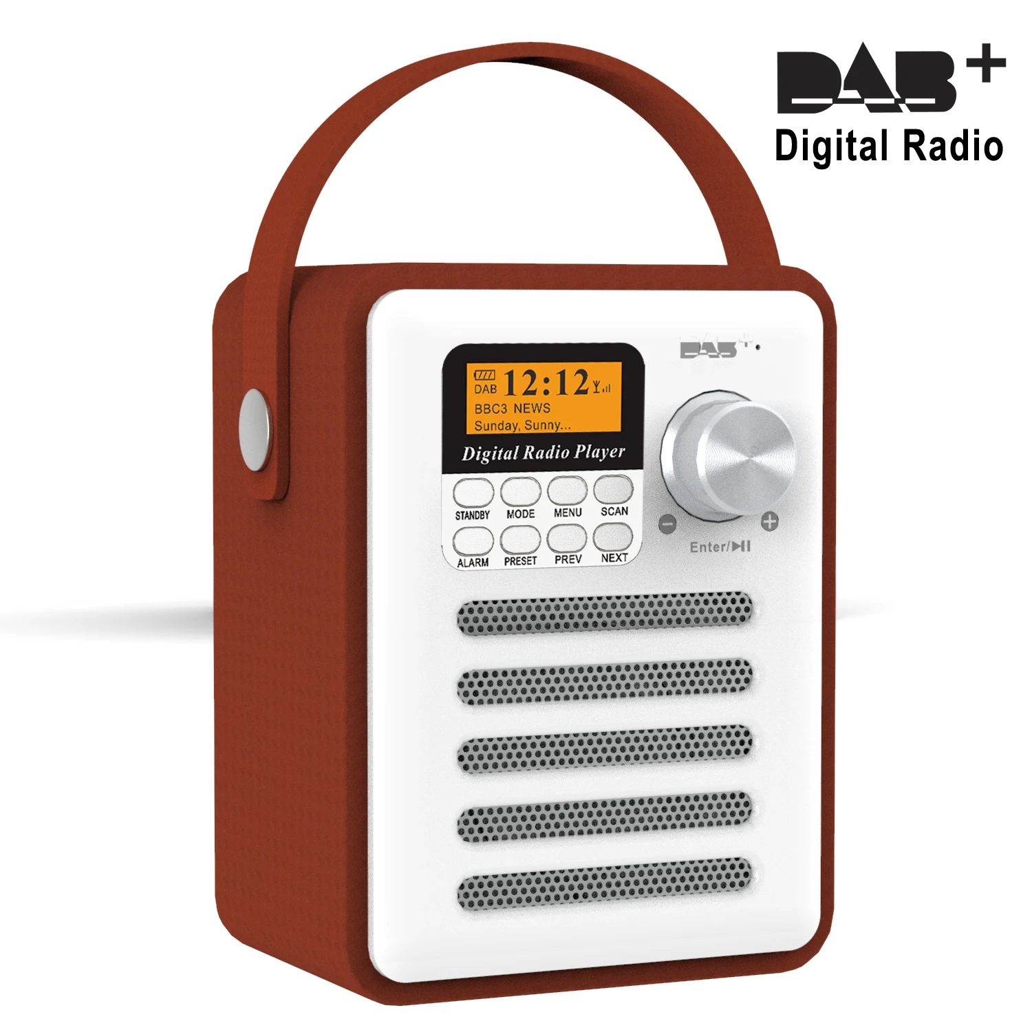 Haut-parleur-Bluetooth-portable-DAB-H6-avec-radio-FM-cran-LCD-radio-num ...