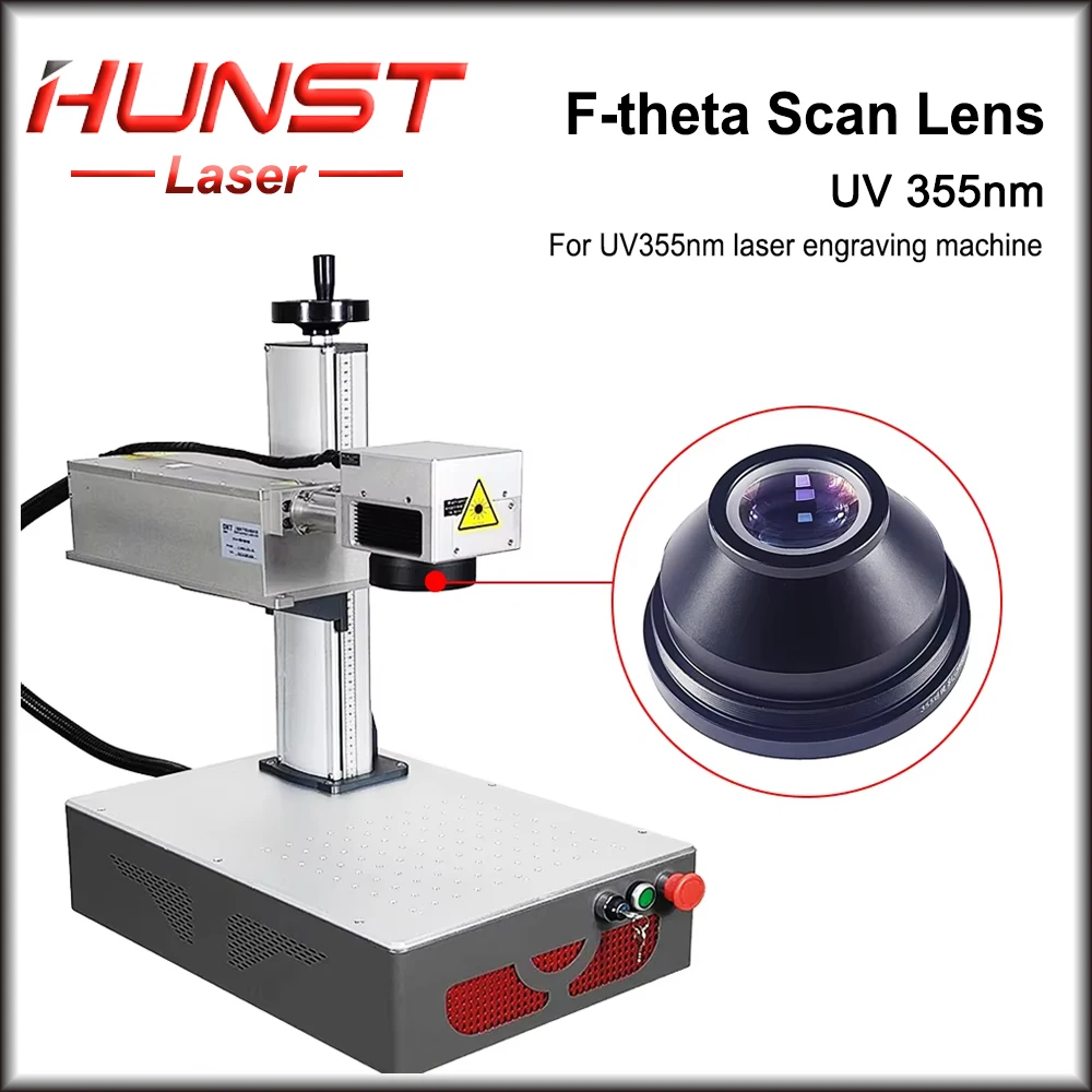 HUNST F-Theta Scan Lens 200x200mm FL290mm - Fiber Laser Engraving Lens For 1064nm Galvo Systems