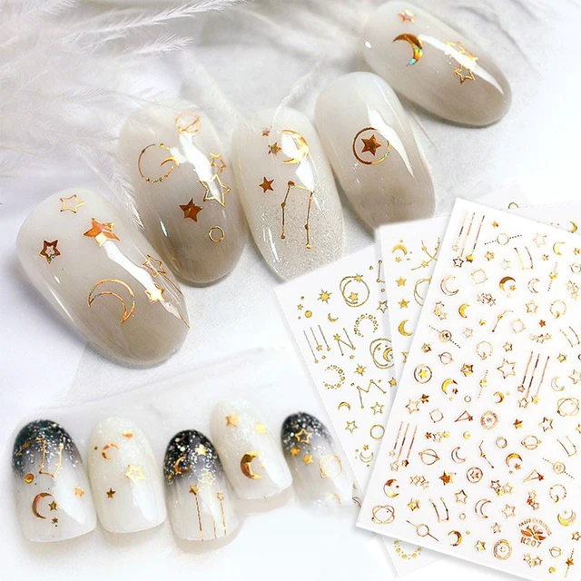 White Flower Nail Art Stickers 3D Self Adhesive Nail Design Nail Art  Supplies White Cherry Blossoms Designers Nail Decals for Acrylic Nail Women  Girls Manicure DIY Decoration(4 Sheets) Nail-4