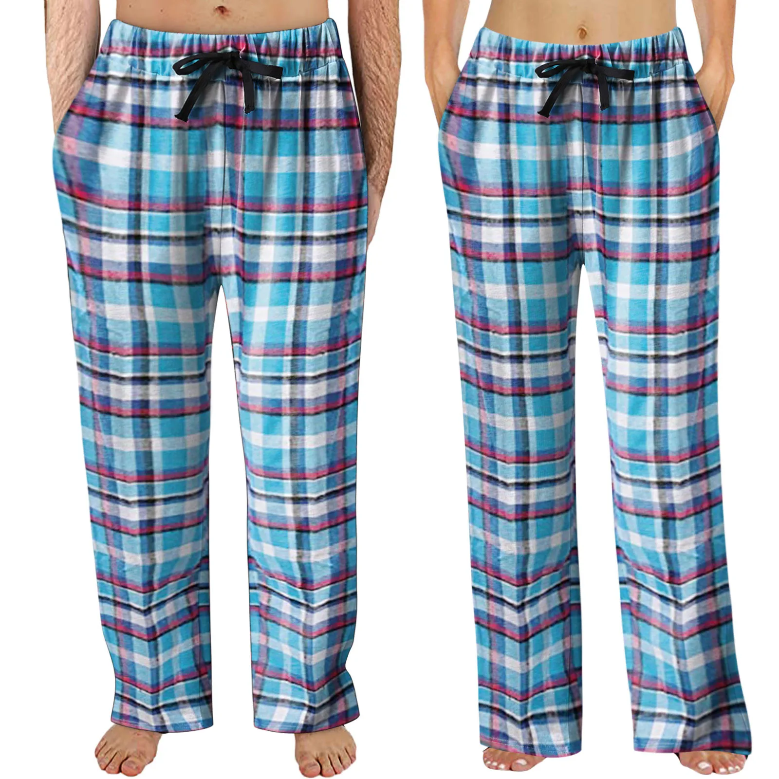 New In Plaid Lace Cotton Can Be Worn Outside Cargo Pants Women
