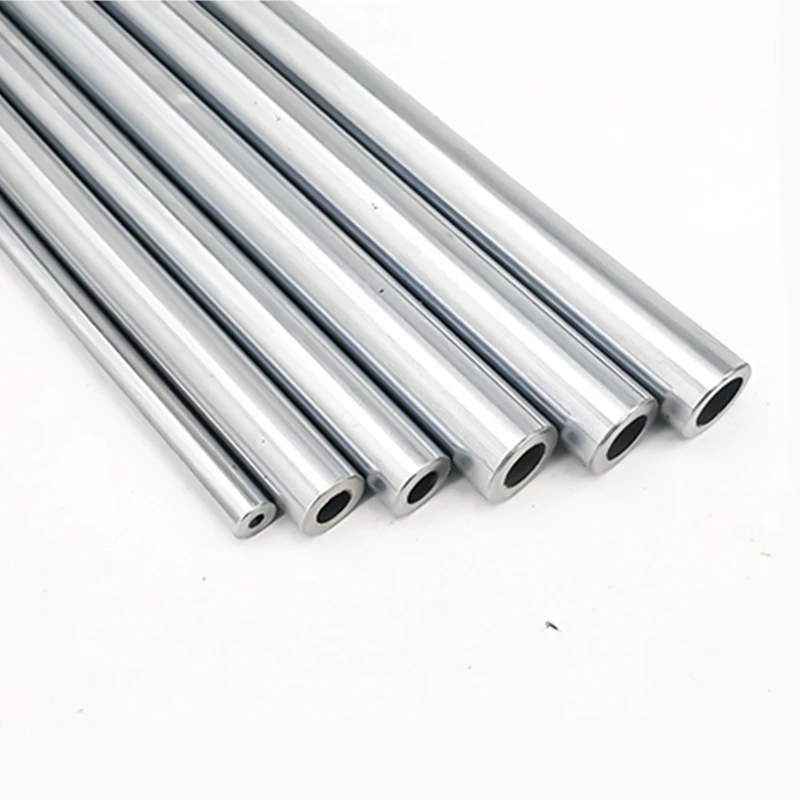 2PC OD10mm 12mm 16mm 20mm 25mm Hollow Linear Shaft Cylinder Optical 200 300 500 mm Long Harden Chromed Hollow Rod CNC parts