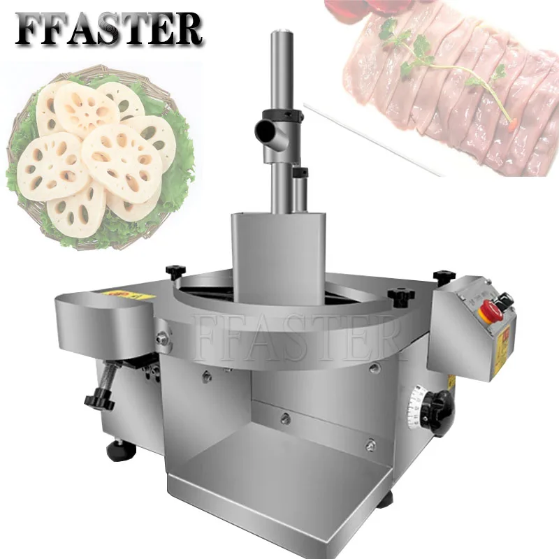 

Automatic Fresh meat slices Fresh Beef Pork Meat Chicken Breast Jerky Slicer Potato Cucumber Slicer