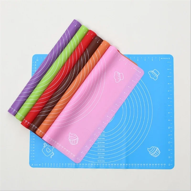 Silicone Non-Stick Rolling Dough Liner Pad Pastry Cake Bakeware Paste Flour Table Sheet Kitchen tools silicone baking mat