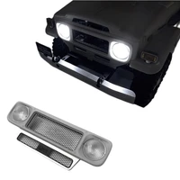 Metallic Front Face Grill set fit RC4WD Gelande2 Cruiser FJ40 Crawler Car RC 1/10 scale 1