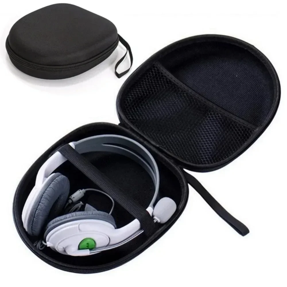 Compact Shockproof Bluetooth Headset Storage Carrying Pouch for Travel - Protective Earbuds Case