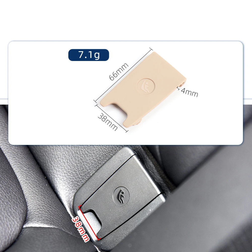 Black Beige Car Rear Seat Hook ISOFIX Cover Child Restraint for BMW F52 Rear Seat Hook Black Buckle 52207453716 52207453711